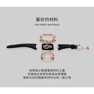 Golden Concept 錶殼 APPLE WATCH 41mm 銀色錶帶 18K金PVD鍍層錶框 RO41-SL