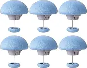 Compact Duvet Clips - 6X Tablecloths Tightener Pin,Portable Non-Slip Sheet Fixing Clamp for Thick Fabrics, Quilts, Seat Cushions, Sofa Covers