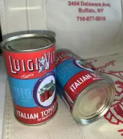 Luigi Vitelli Brand Italian Tomato Paste 6oz Can. 6 Pack