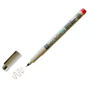 Sakura Pigma Micron (PN) Plastic Nib Pen .45mm (size 05) Red Office School Art