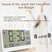Temperature Humidity Displaying Smart Electronic Alarm Clock Bedrooms