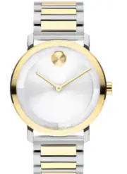 Movado BOLD Evolution 2.0 Silver-Toned Metallic Museum Men's Watch 3601087