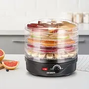 5-Tray Food Dehydrator for Fruits & Jerky - Black Kitchen Appliance
