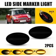 Smoked Front Side Marker Turn Signal Light For 2002-08 Mini Cooper R50 R52 R53 T (for: Mini)