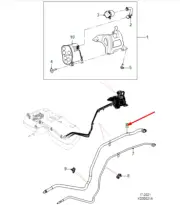 JAGUAR E-PACE X540 Feed Vapour Pipe J9C3012 NEW GENUINE