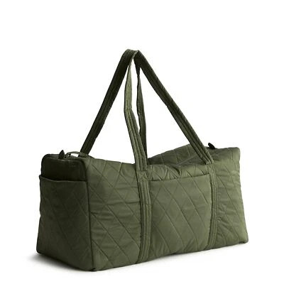 Vera Bradley Performance Twill Large Original Duffel Bronze Green