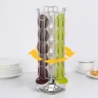 Coffee Pods Stand Circular Capsule Organizer Rotatable Holder for Nespresso