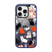 iPhone 16 Pro Impact Case MagSafe Compatible Dog Pattern