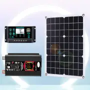 6000W Solar Generator 500W Panel 12V DC to 220V110V Inverter 100A ControllerKw