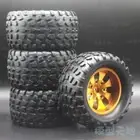 1/10 Rc Monster Truck Aluminium Alloy 12mm hex Wheels Tires for Losi Tenacity Mt
