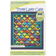 Three Layer Cake Quilt Pattern By Cozy Quilt Designs Quilting Sewing