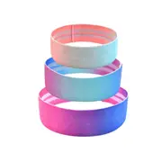 Fabric Resistance Booty Bands 3 Set Hip Workout Squats Exercise Guide Bag Fitness Resistance Trainers