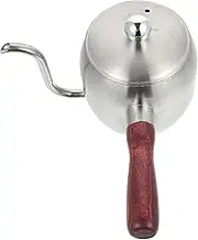 Handmade Coffee Pouring Pot 304 Stainless Steel Coffee Kettle Elegant Silver 500ml