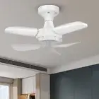 Small Ceiling Fans with Lights Remote Control for Bedroom Kitchen Living Room
