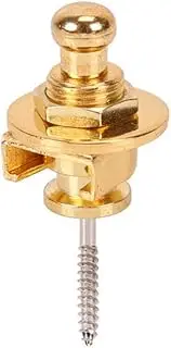 Roarrter Guitar Strap Lock Metal Bass Studs Anti-OffGuitar Locks Gold