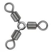Stainless Steel Fishing Tackle Swivels for Soft Bait and Hard Bait Pack of 10