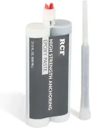 RCP RCF High Strength Epoxy Paste, 1 Pack, Grey, 21.5 Ounces Foundation Repair