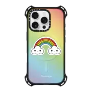 iPhone 16 Pro Bounce Case MagSafe Compatible Double Rainbow