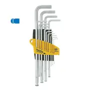 13pcs Magic Ring Ball End Hex L-Key Set SB369 RHZ13 0.05"~ Made in Germany