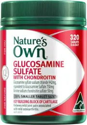 Nature's Own Glucosamine Sulfate With Chondroitin 320 Tablets