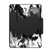 iPad Pro 11-inch (3rd/4th gen) Impact Folio Case Black and White Abstract Paint Explosion