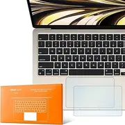 UPPERCASE GhostCover® Touch Premium Trackpad Protectors with Matte Finish, Compatible with 2022 M2 MacBook Air 13", A2681, 2 Pack, Matte Clear