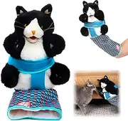 Noaya Cat Puppet Wrestler - Hand Puppets for Cats, Wrestling Glove Toy, Cat Toys for Indoor, Cats Wrestling Toy, Interactive Hand Puppets Toys