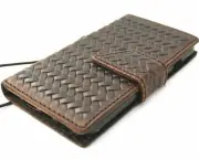 Genuine Leather Case For Apple iPhone 13 pro Wallet Vintage Cover Book Magnetic