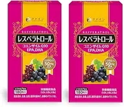 FINE Japan Resveratrol EPA DHA Coenzyme Q10 Vitamin B1 (180 Tablets / 6 Tablets per Day / 30 Servings) x 2 Pack Set