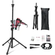 Wig Stand Tripod Upgraded, Double Locking Adjustable Mannequin Head Stand, Re...