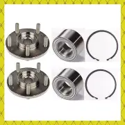 Front Wheel Hub & Bearing W/Snap Ring For 2007-2013 JEEP PATRIOT 4 WHEEL ABS (for: Jeep)