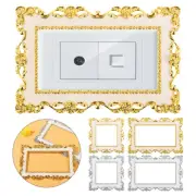 and Double Wall Sticker Light Switch Cover Surround Socket Frame Home Decor