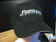 FlamBeau Tactical Cap Embroidered Logo Shooting Hunting Hat / OSFM Black