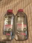 2 Bottles Of New Garnier micellar cleansing water 200 Ml Suitable For Sensitive