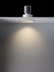 Custom 100mm LED Recessed Tri Colour 10W 90mm Cut Out Downlight in White