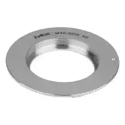Fotodiox Pro Lens Adapter M42 Type 2 Chrome Lens for Canon EOS Camera