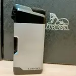 【現貨】LUBINSKI授權正品 菸斗專用打火機 鋅合金機身 側出火設計 機身附壓棒刮刀  銀色 (SK37-C)