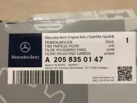 在飛比找Yahoo!奇摩拍賣優惠-Mercedes Benz 賓士原廠 外+內冷氣濾網 W21