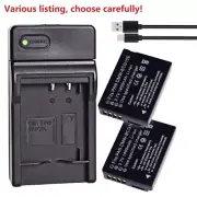 Battery or Charger for Panasonic DMW-BCG10 BCG10GK DMW-BCG10PP DMC-3D1 DMC-TZ65