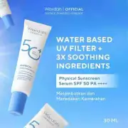 1x Wardah - 30ML UV Shield Physical Sunscreen Serum SPF 50+ PA++++
