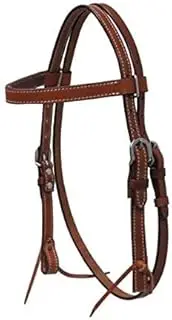 Showman Mini/Small Pony Leather Browband Headstall w/Reins