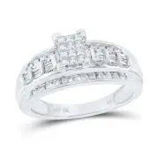 1/2CT-DIA NK FASHION RING S7.5
