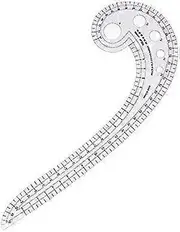 Dressmaking Ruler, French Metric Tailor Ruler, Sewing Ruler, Clothing Ruler for DIY Clothing