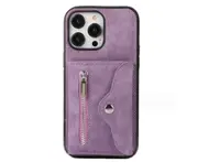 J34 Smartphone Protective Case Wallet Bag Card Holder Phone Cover for iPhone 14 6.1 inch