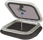 Mosquito NET/Bug Screen for Boats Setup from The Inside with Magnet or Suction Cup. Bug Free Environment. for All Brands of Small hatches (#1405)