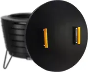 FEBTECH 25.5 inch Round Firepit Lid - Compatible for 25" Smokeless Fire Pit
