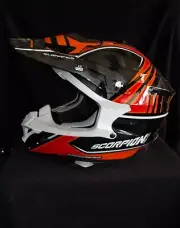 helmet, SCORPION EXO VX-35 OFF-ROAD HELMET MIRAMAR ORANGE