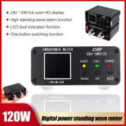 0.5-120 SWR Meter 1.8-54Mhz Short Wave Standing Wave Meter Digital Color Display