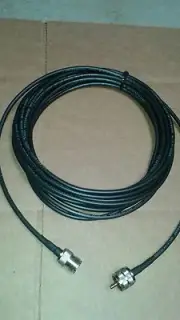 US MADE RG-58/U PL259 UHF to SO-239 HAM CB VHF RF Antenna cable 25 FT
