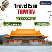Taiwan Travel eSIM 2 to 14 days | Highspeed 4G Data & Voice calls | Unlimited 2G